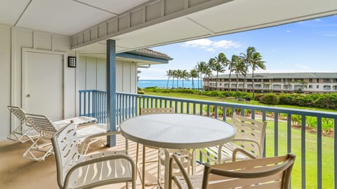 Poipu Sands at Poipu Kai Resort #325 - Ocean View Dining & Lounging Lanai - Parrish Kauai