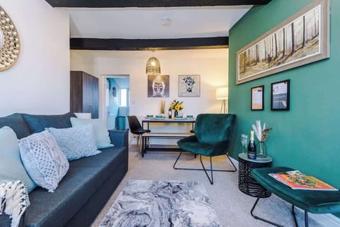 The main lounge/dining area with plenty of seating for sitting down in the evenings after a long day.