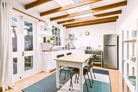 Quaint kitchen and dining room