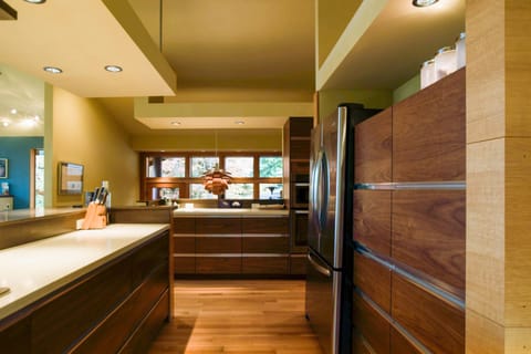 Kitchen looking towards the entrance
