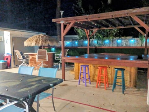 Tike Bar and Waterfall Hot Tub
