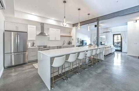 Kitchen and dining area
