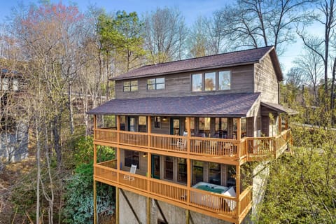 Great views from two spacious decks.