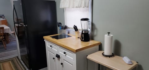 Plenty of prep space and dry pantry storage