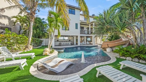 The Oasis - Rear Elevation and Pool Area