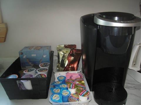 Keurig with supplies