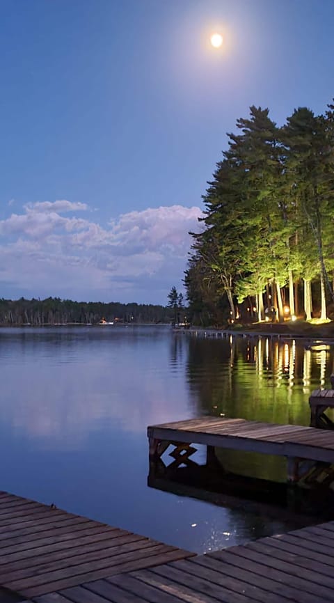 View of lake from dock.