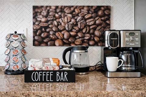 Your morning ritual, elevated—fresh coffee before the day’s adventures begin. Use Keurig coffee maker, electric tea kettle or ice maker - making your favourite drink has never been easier.