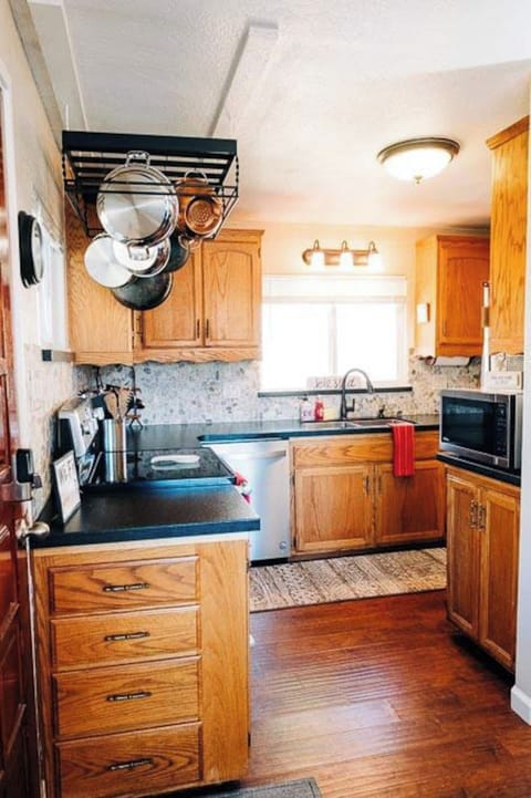 Fully stocked kitchen