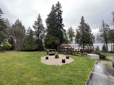 Firepit in upper yard.