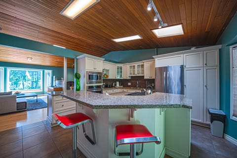 Upstairs main kitchen.