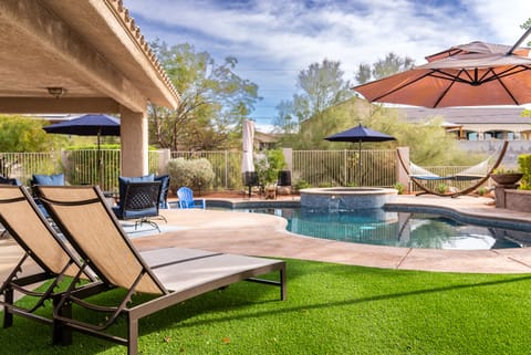 Spacious outdoor living

