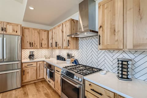 Luxury kitchen featuring top of the line appliances