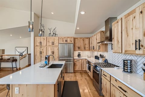 Luxury kitchen featuring top of the line appliances