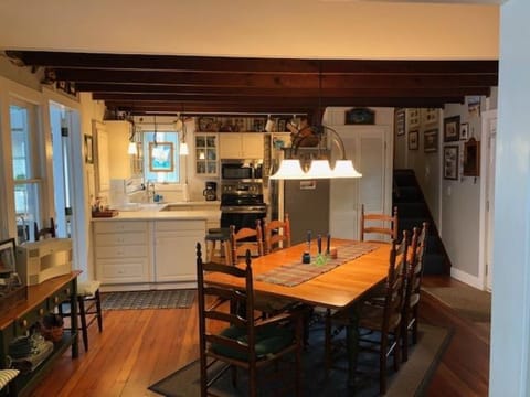 From Great Room into Dining Room. 