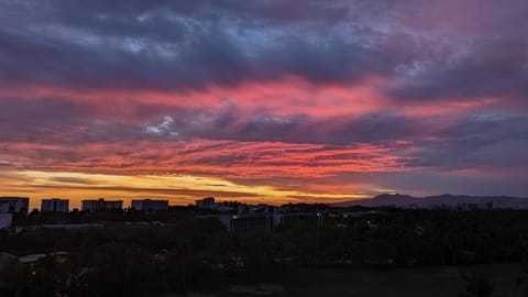 sunset from apartment 
