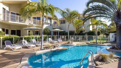Resort pool area