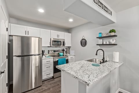 Beautiful kitchen equipped with everything you should need to prepare your meals