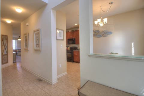 Front entry way to the kitchen.