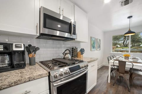 Cook any meal in our fully stocked kitchen