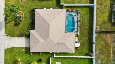 Villa Skyy offers a fully-fenced in yard