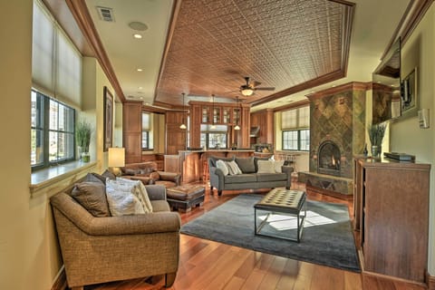 Indianapolis Vacation Rental | 3BR | 3BA | Stairs Required Upon Arrival