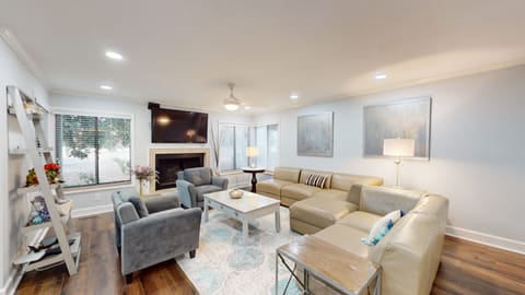 Living Room with HDTV