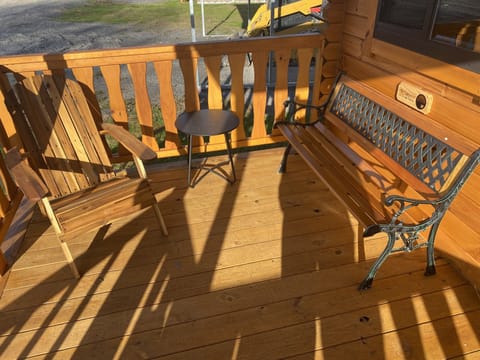 Seating on the patio