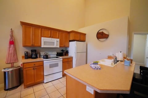 Enjoy a night in cooking in this well-appointed kitchen.