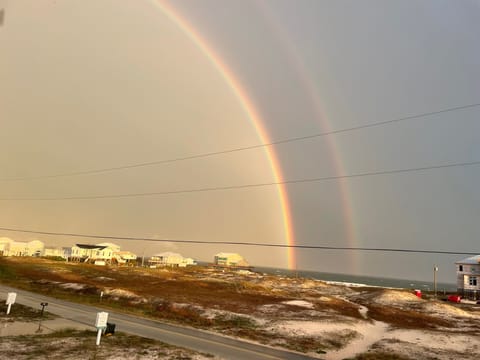 Follow the rainbow to the beach!