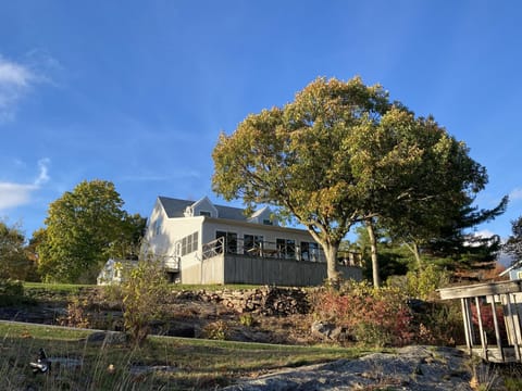View from the dock looking across Peel Dock Rd.