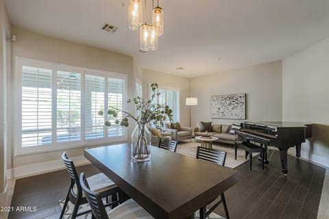 Family Room with Baby Grand Piano. 