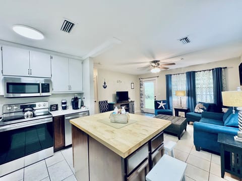 Kitchen with a view. Great place to enjoy a meal and make memories.