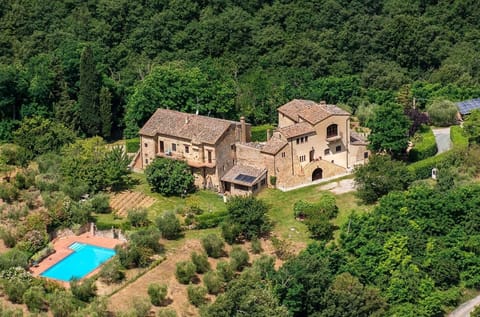 External view of the building. aeriel photograph