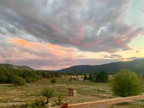 South down the canyon (8 miles to the Ute Reservation)