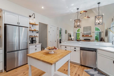 Fully stocked kitchen 