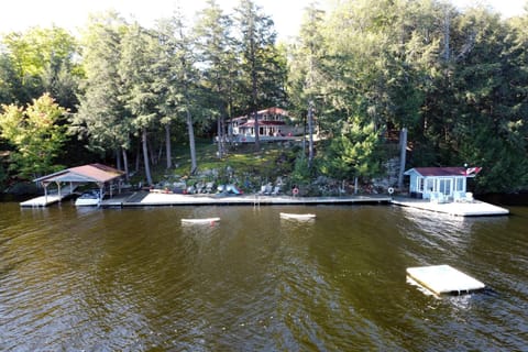 Waterfront with boatport and dock