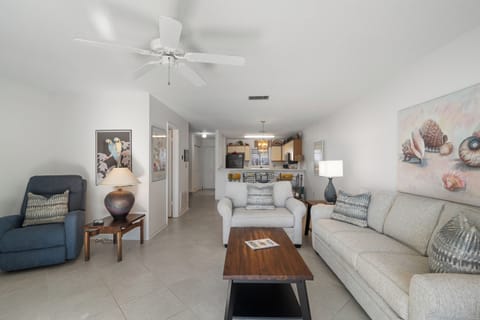 Living room inside this Miramar Beach vacation rental townhome