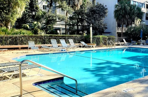 Pool just steps from the Condo. 