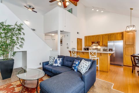Open concept living area creates room for the whole family