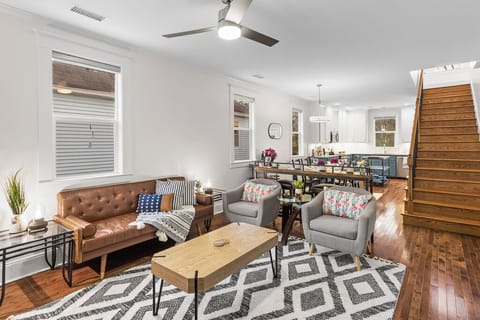 Living Room - Luxurious furniture with a bar table to enjoy your family time!