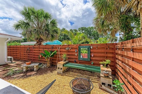 Outside hangout area