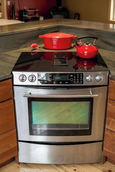 Electric stovetop and oven