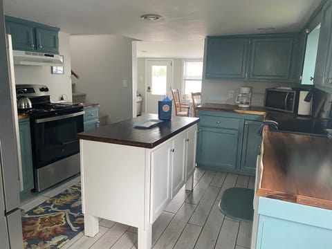 View when you walk in through the side door.