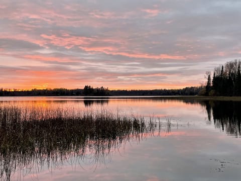 Sunset view from the dock