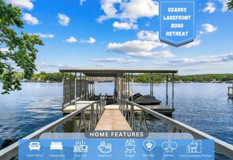 Welcome to Ozarks Lakefront Boho Retreat!  No matter the season, our breathtaking views will captivate you. Experience nature’s magic year-round! 