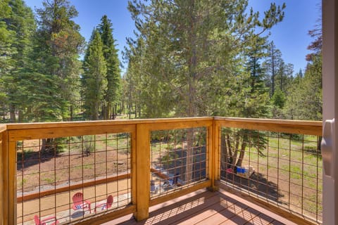 Balcony view from upstairs queen bedroom