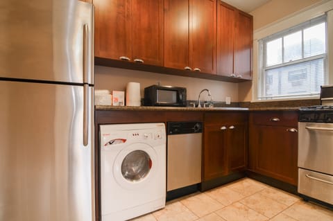 All kitchen appliances available (except washer/dryer) along with utensils