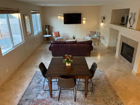 Open Concept large Living room, dining room and kitchen  