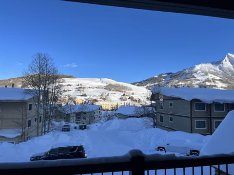 winter view from our balcony